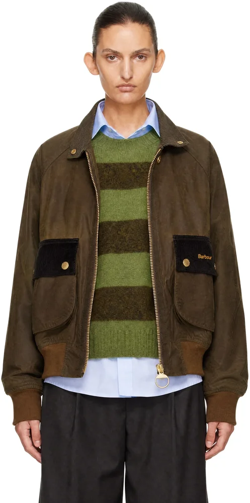 Khaki Ivybridge Waxed Jacket