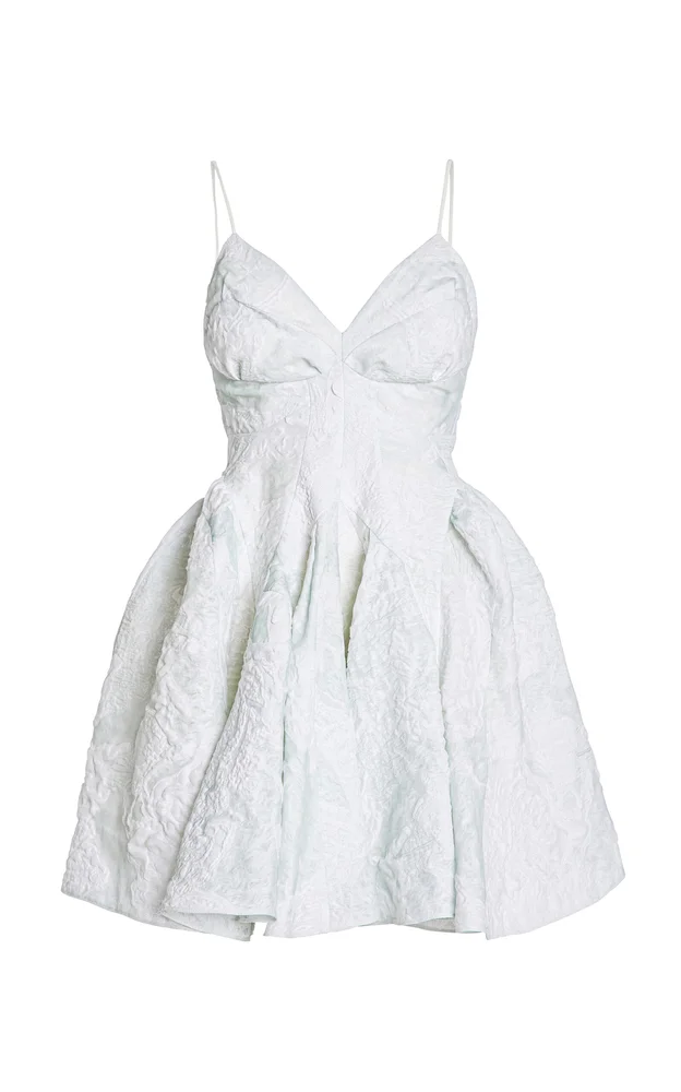 Perry Silk Jacquard Mini Dress