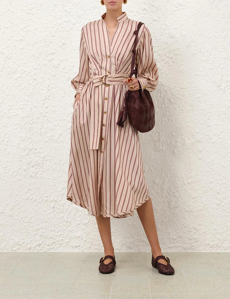Sendero De Astromelias Ankle Dress