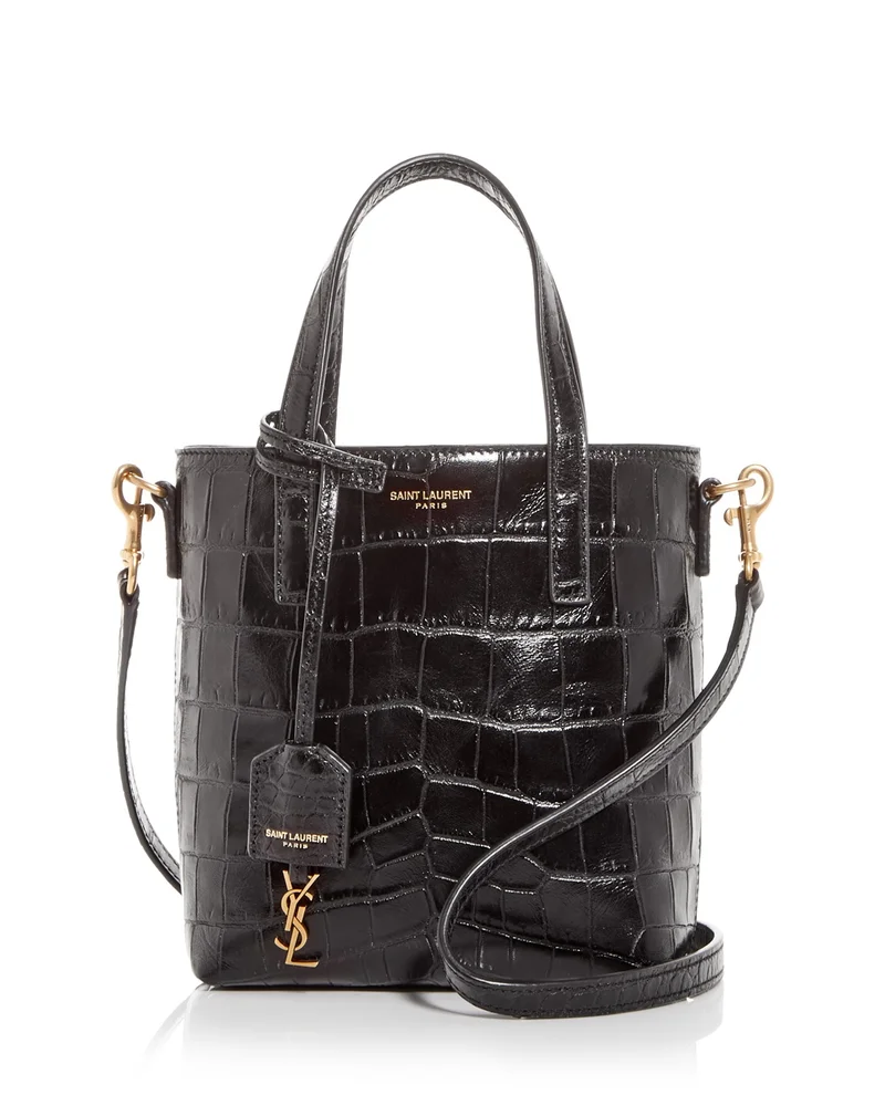Mini Toy Shopping in Crocodile-Embossed Leather