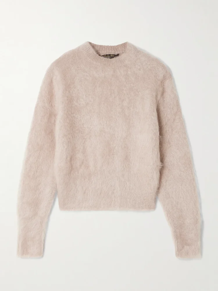 Mohair and cashmere-blend sweater