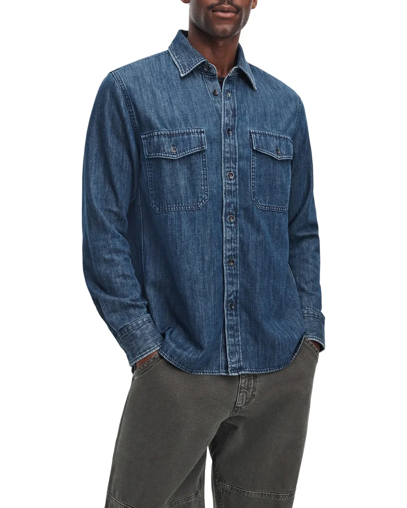 Denim CPO Overshirt in Reid