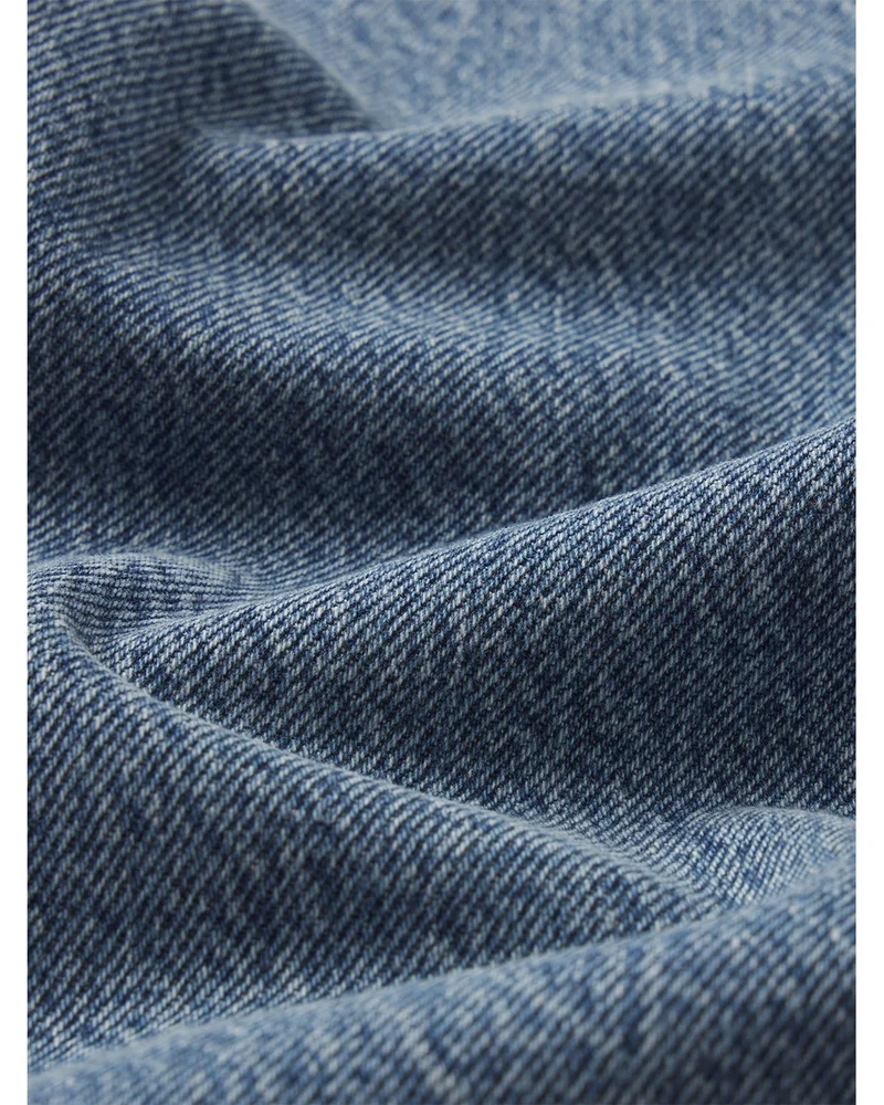 The Leo Low Rise Wide Leg Jeans in Rivage