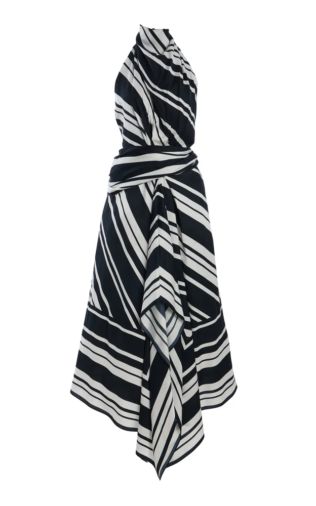 The Marin Striped Midi Dress