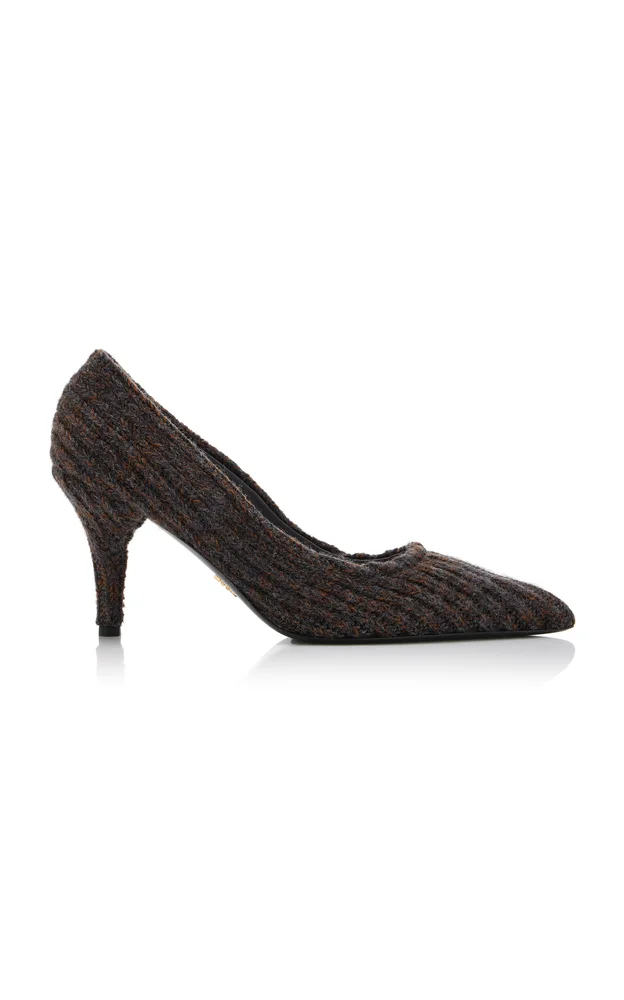 Knit Wool Pumps