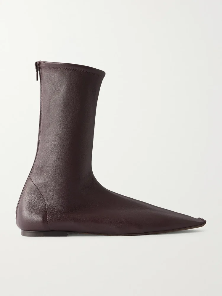 marlene leather ankle boots