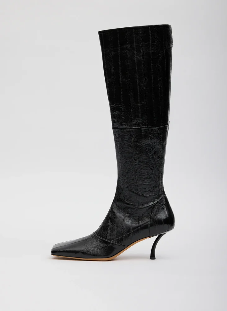 TIBI Brannon Eel Skin Boot