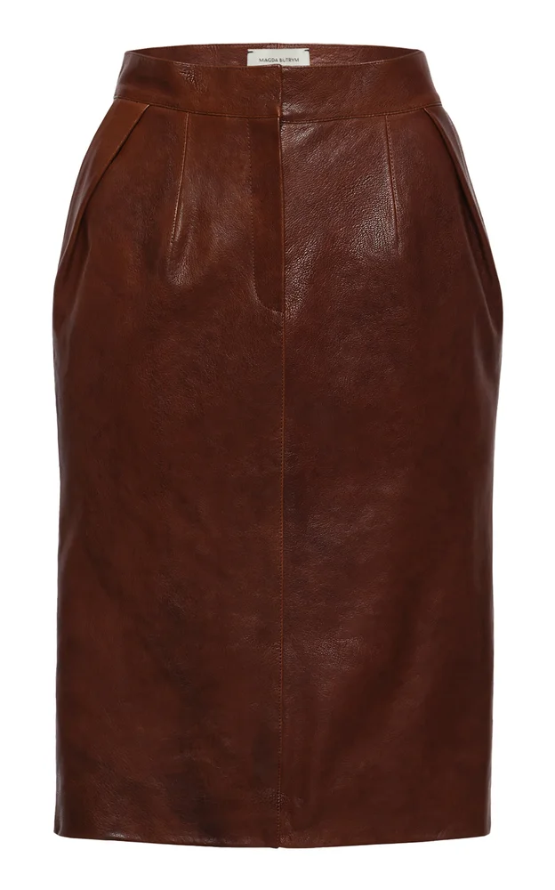 Leather Pencil Skirt