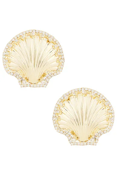 Shell Strass Earrings