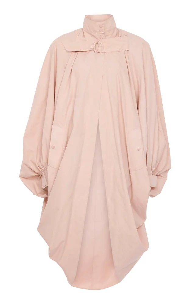 Oversized Cotton Trench Coat
