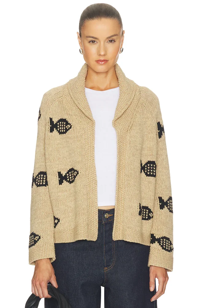 The Swimming Fish Lodge Cardigan