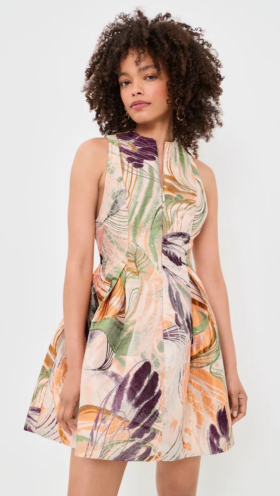 Venti Jacquard Dress