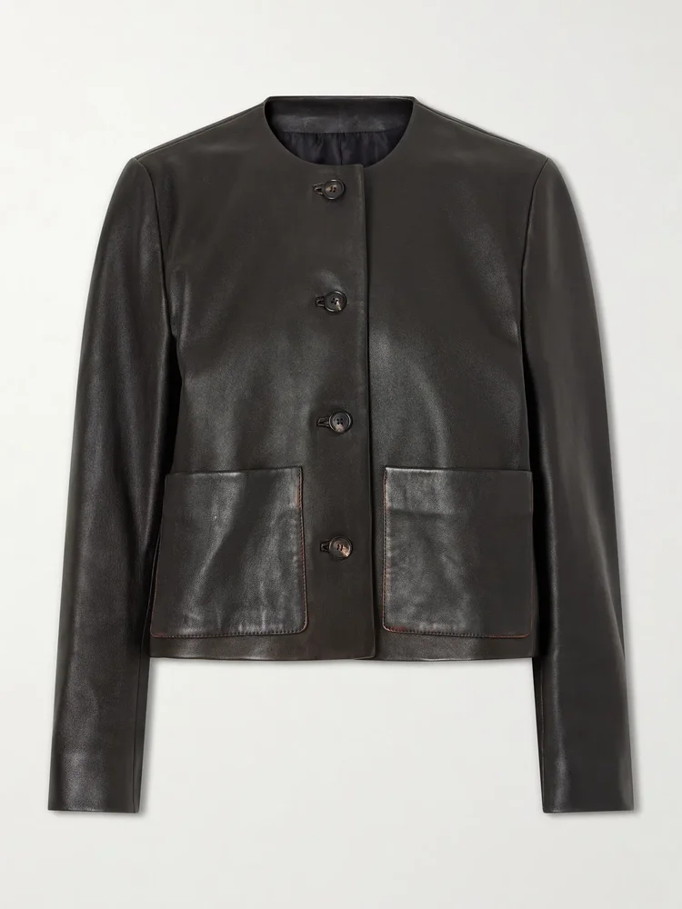 Ophelie leather jacket