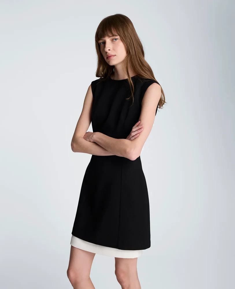 Bowee Fit And Flare Mini Dress Check