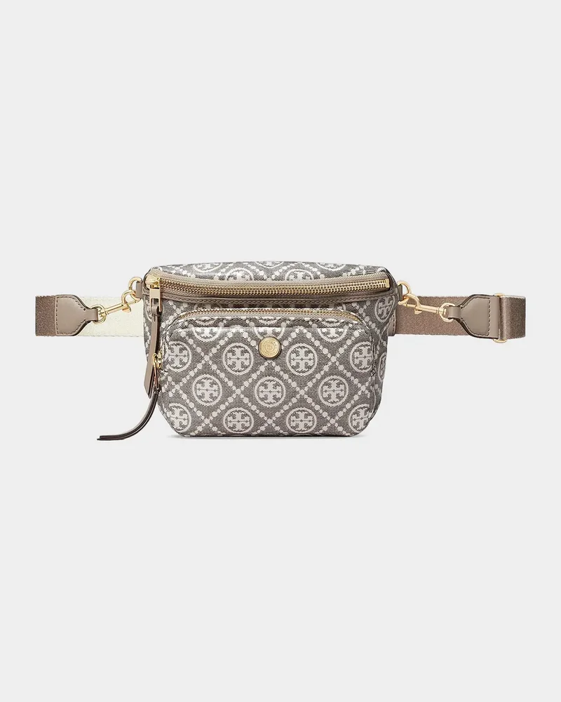 T Monogram Mini Coated Jacquard Belt Bag