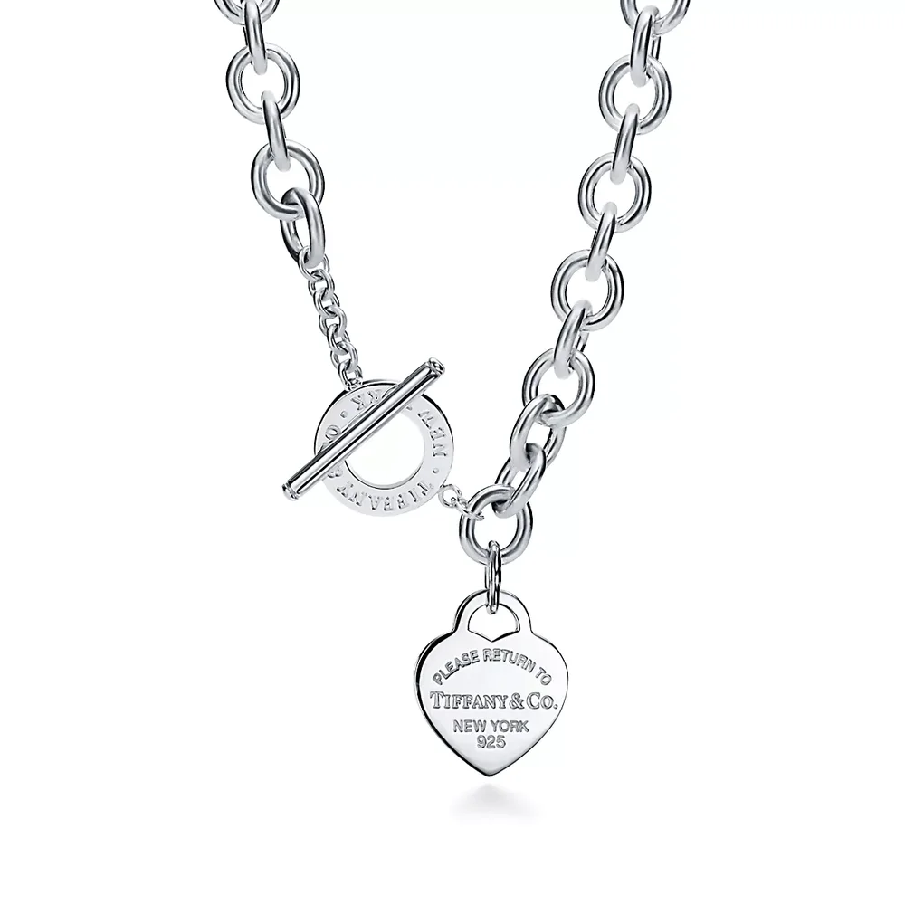 Return to Tiffany® Heart Tag Toggle Necklace in Silver