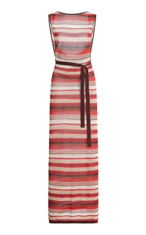 Exclusive Coastline Tie Maxi Dress