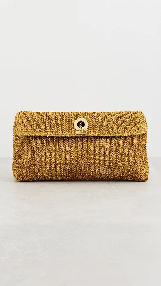 Raffia Anchor Clutch
