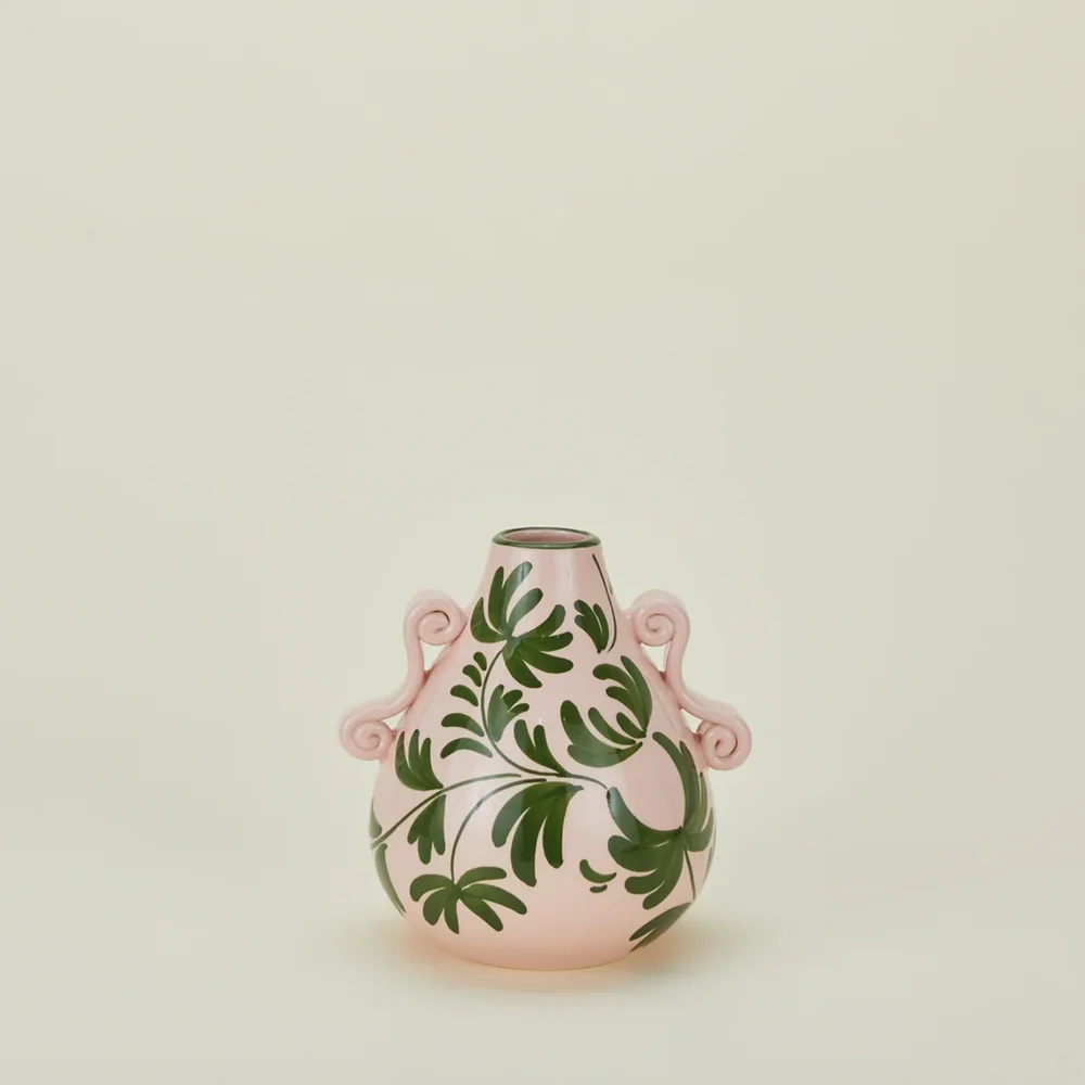 Painted Teardrop Vase