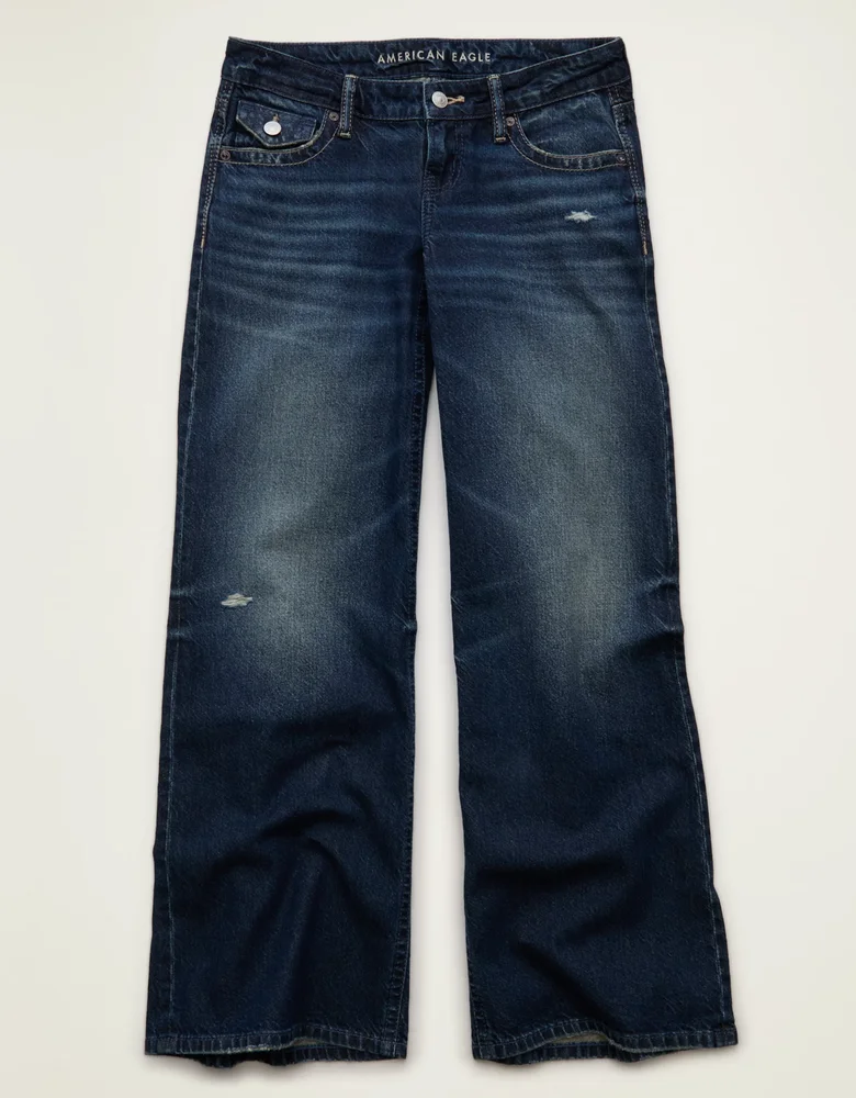 Lowest-Rise Baggy Wide-Leg Jean
