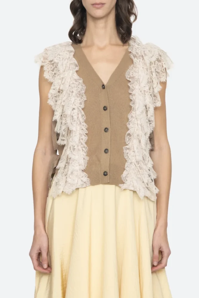 SEA NEW YORK — Lisette Solid Sweater Vest