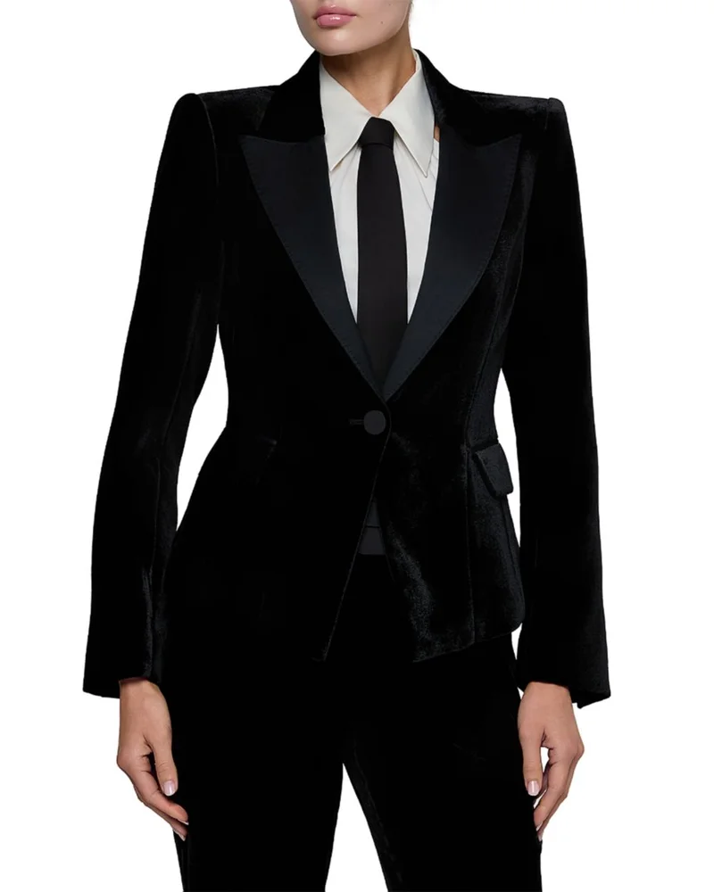 Philippa Velvet Tux Blazer