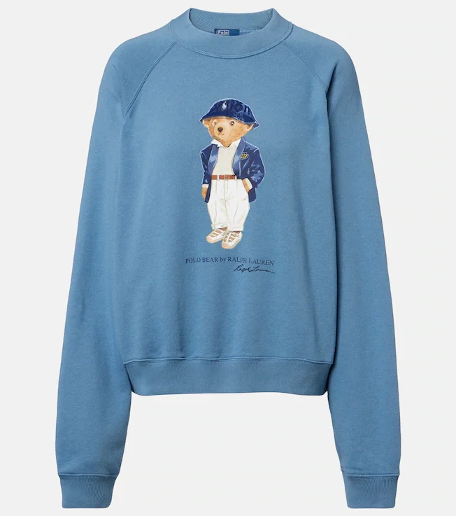 Polo Bear cotton-blend sweatshirt