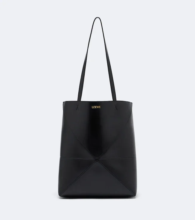 Puzzle Fold Medium leather tote bag