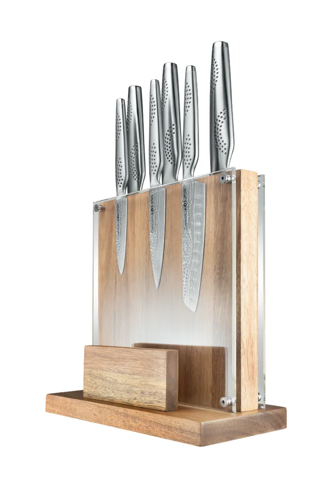 ID3 SAMURAI Sato 7-Piece Knife Block With Cutting Board