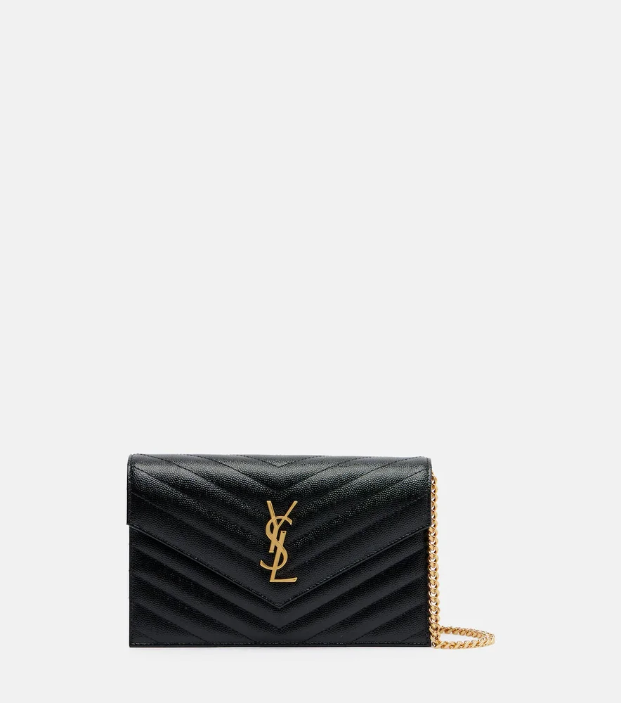 Cassandre Envelope Small leather wallet on chain
