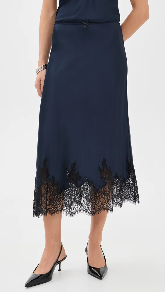 Kelso Satin Skirt