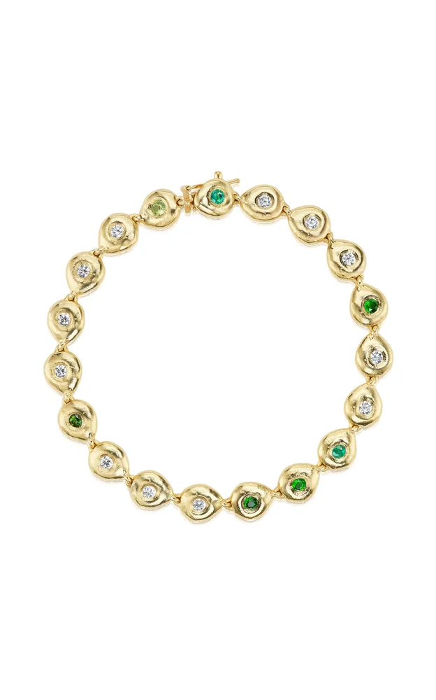 Reverie II 14K Yellow Gold Multi-Gem Tennis Bracelet