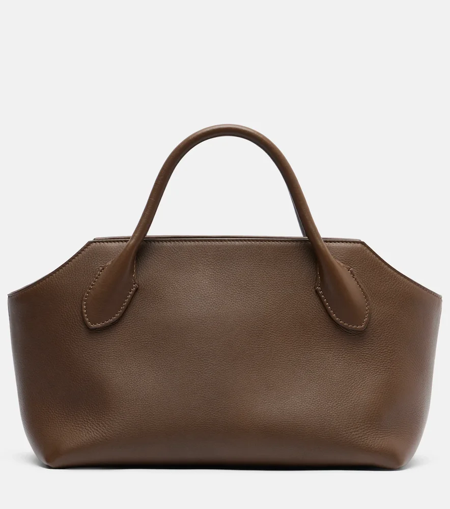Terrasse leather top-handle bag