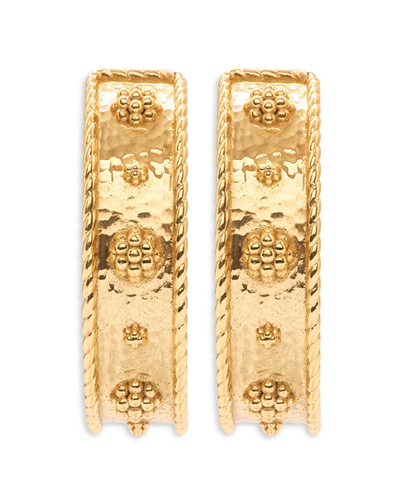 Berry Classic Medium Hoop Earrings in 18K Gold Plated