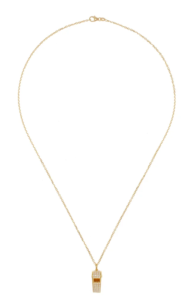 18k Yellow Gold Diamond Necklace