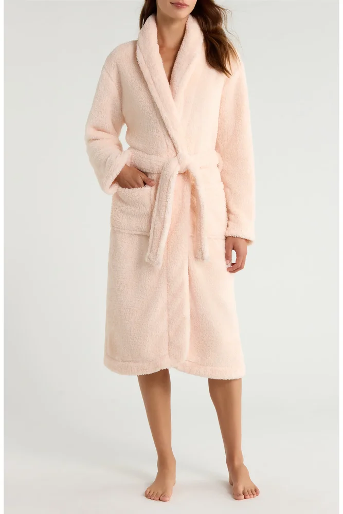 Cosy Plush Mid-Length Robe