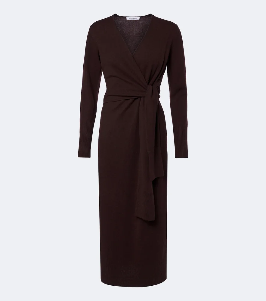Salomez wool and cashmere midi dress