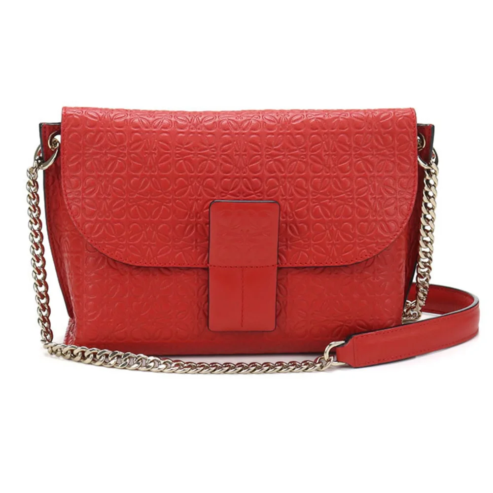loewe Avenue Crossbody Anagram Embossed Leather
