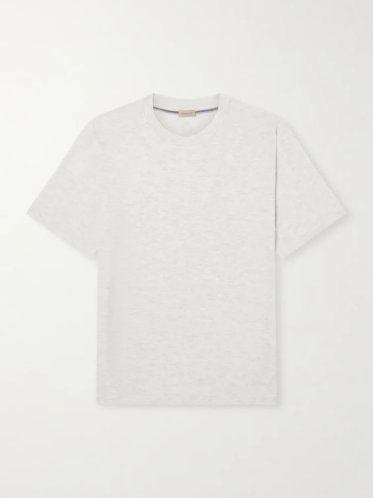 Lyocell-Blend Jersey Pyjama T-Shirt