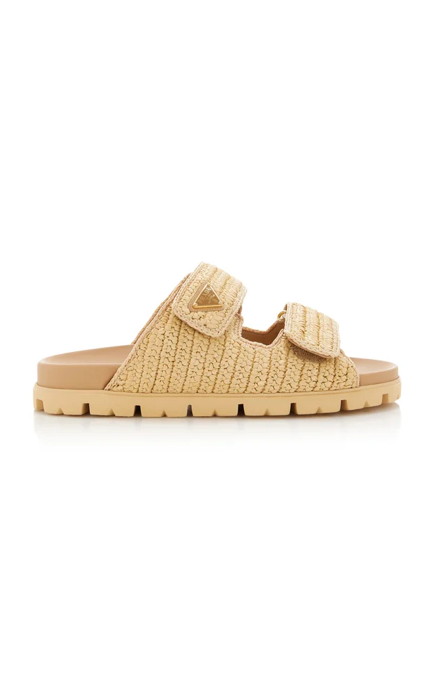 Woven Raffia Sandals