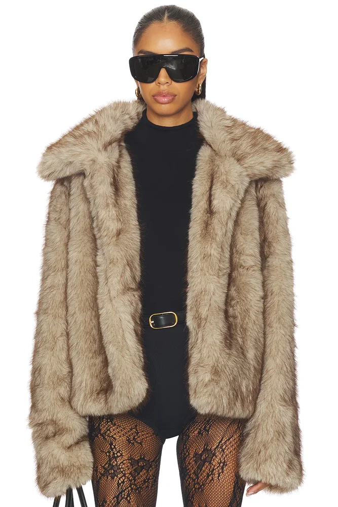 Leila Faux Fur Jacket