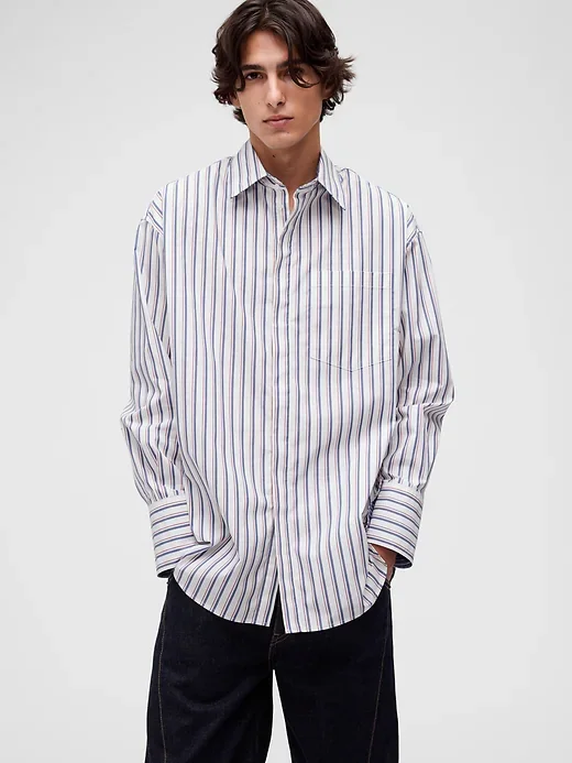 gap.com Gap Studio Poplin Big Shirt