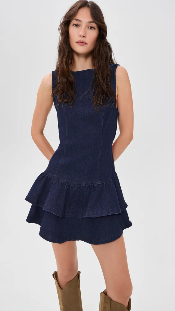Slow Burn Denim Mini Dress