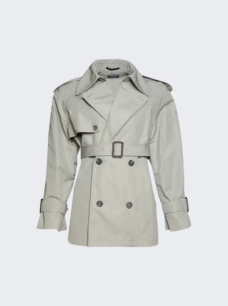 Clean Trench Mini Jacket TAUPE