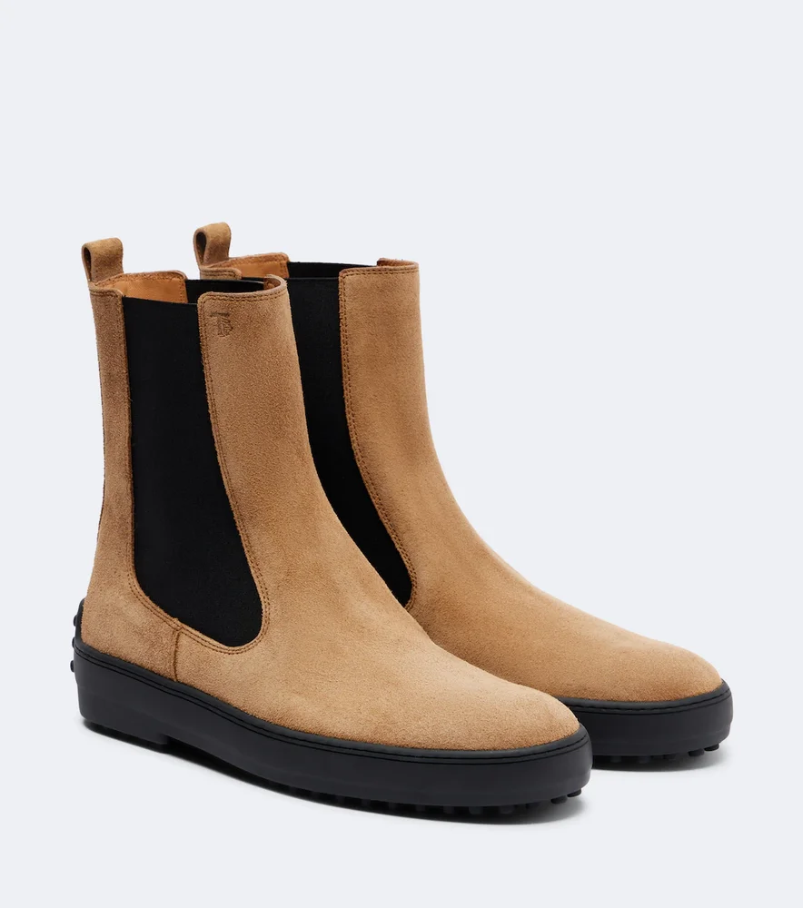 Suede Chelsea boots