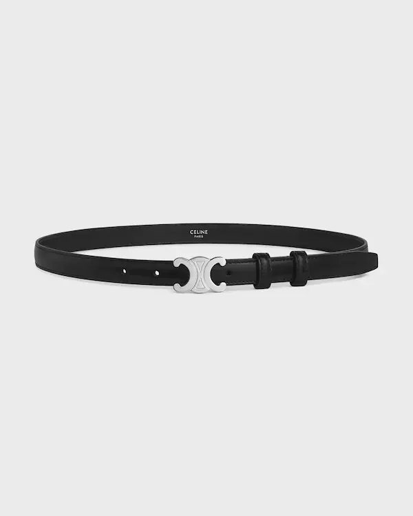 Triomphe Belt 18 in Taurillon Leather