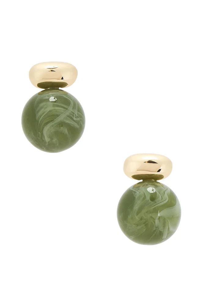 Tiny Gemstone Stud Earrings