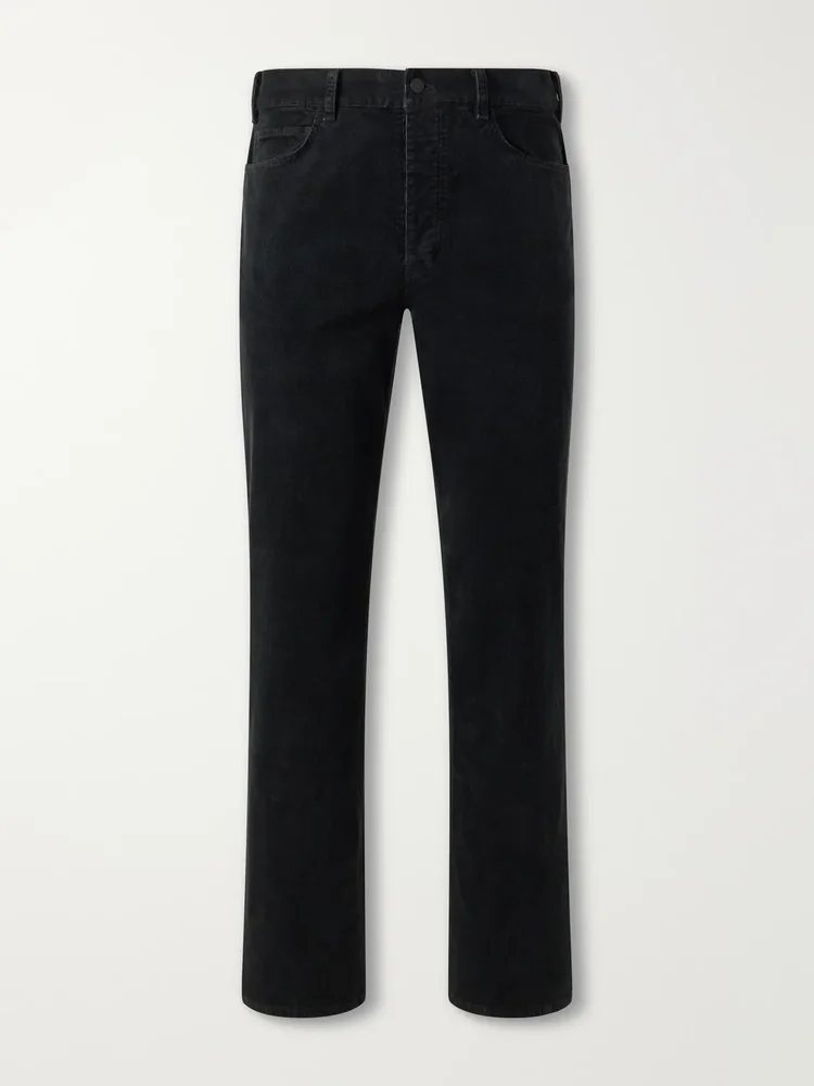 Billie Straight-Leg Cotton-Blend Corduroy Trousers