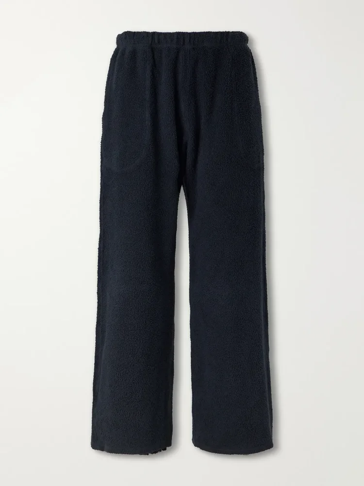 Straight-Leg Cotton-Fleece Sweatpants