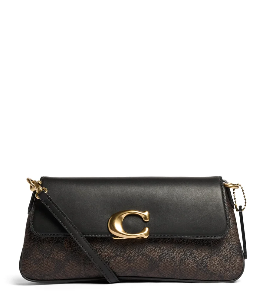 Leather Jet Shoulder Bag